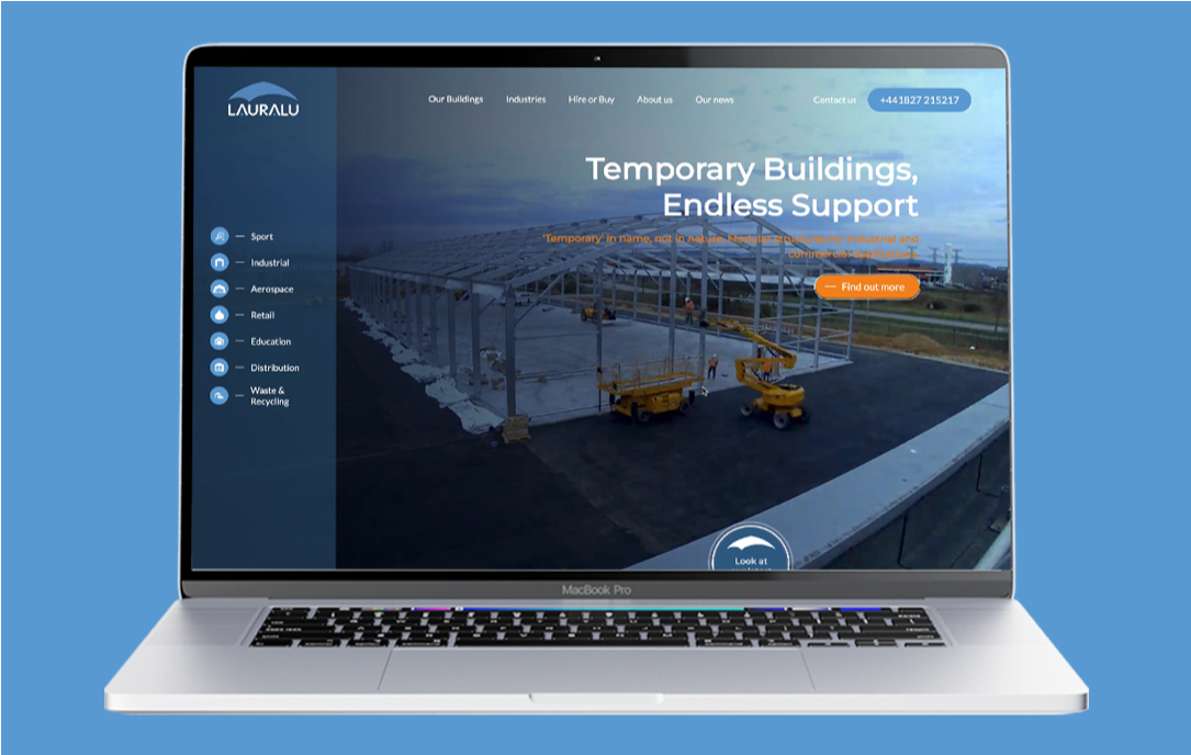 Lauralu website design after Catalyst